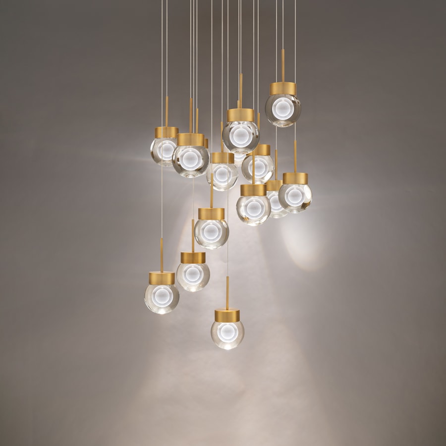 Modern Forms Double Bubble 15 Light 23" Wide LED Suspension Multi Light Pendant