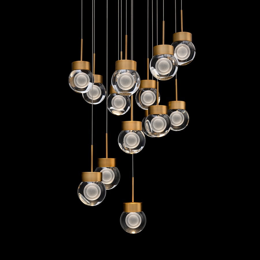 Modern Forms Double Bubble 15 Light 23" Wide LED Suspension Multi Light Pendant