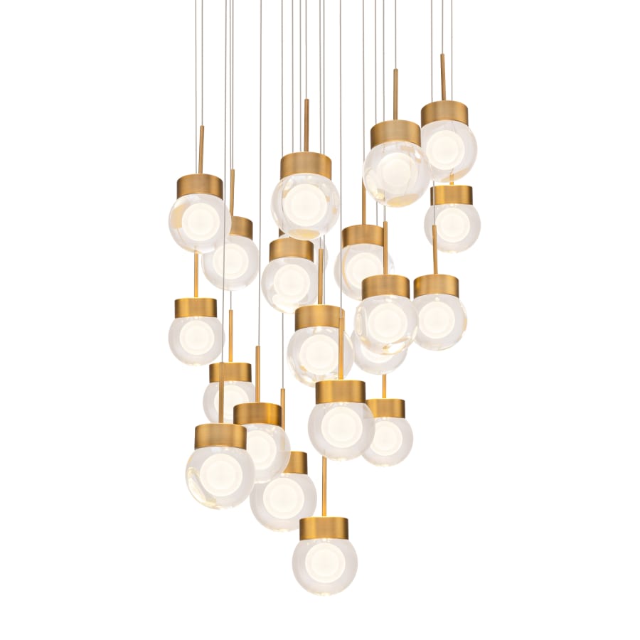 Modern Forms Double Bubble 21 Light 26" Wide LED Suspension Multi Light Pendant