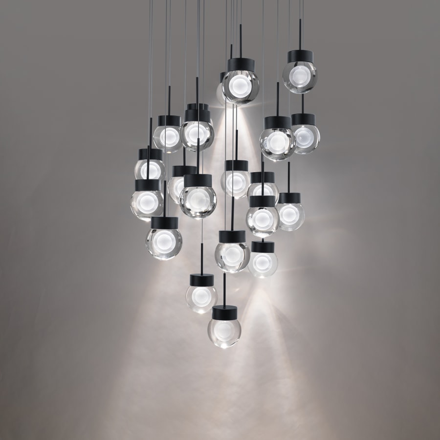 Modern Forms Double Bubble 21 Light 26" Wide LED Suspension Multi Light Pendant