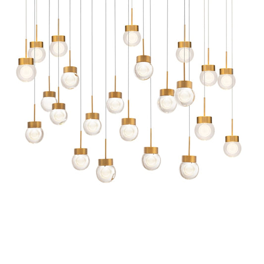 Modern Forms Double Bubble 23 Light 14" Wide LED Suspension Multi Light Pendant