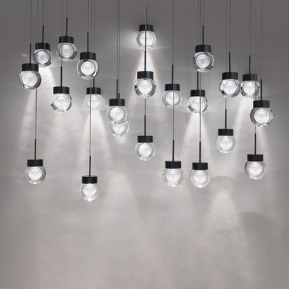 Modern Forms Double Bubble 23 Light 14" Wide LED Suspension Multi Light Pendant