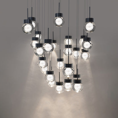 Modern Forms Double Bubble 25 Light 28" Wide LED Suspension Multi Light Pendant