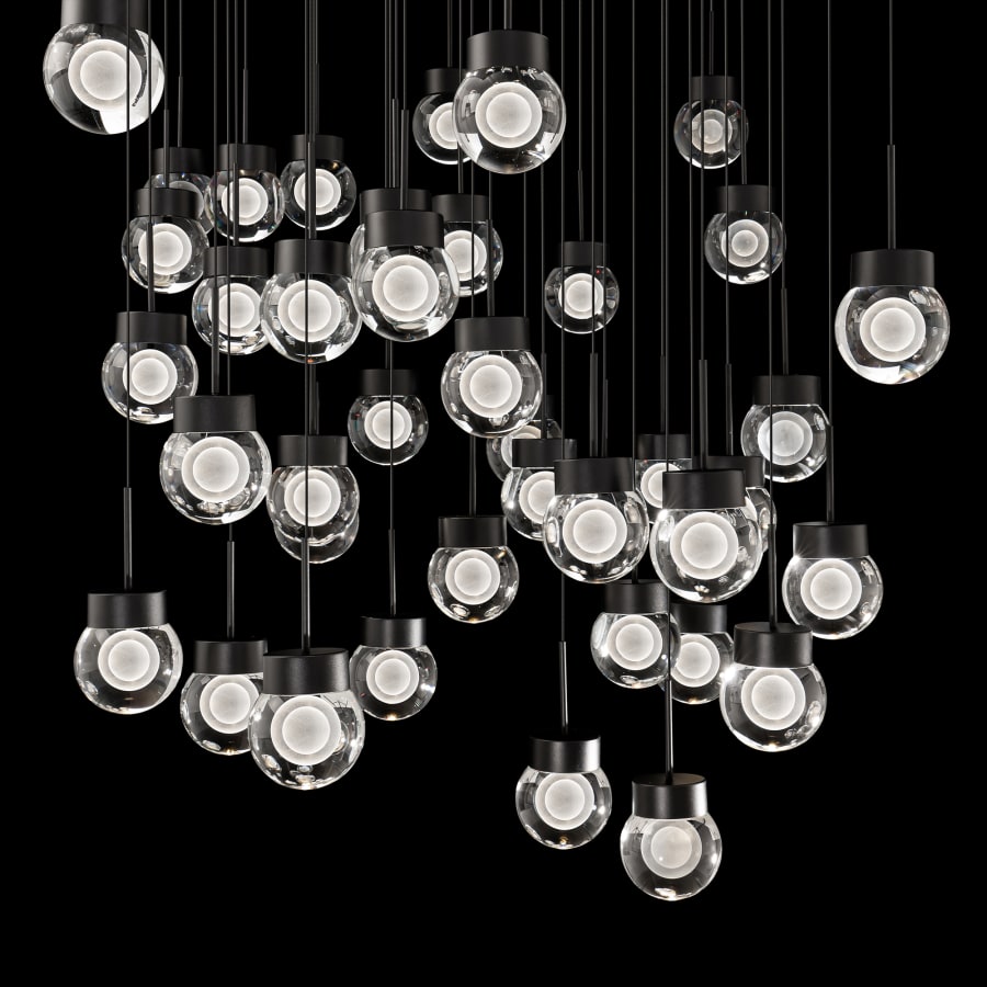 Modern Forms Double Bubble 41 Light 28" Wide LED Suspension Multi Light Pendant