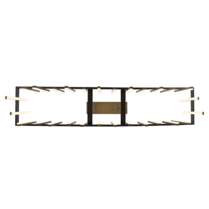 Modern Forms Harmonix 27 Light 56" Wide LED Abstract Linear Chandelier
