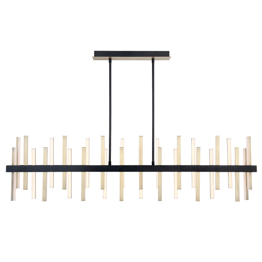 Modern Forms Harmonix 27 Light 56" Wide LED Abstract Linear Chandelier