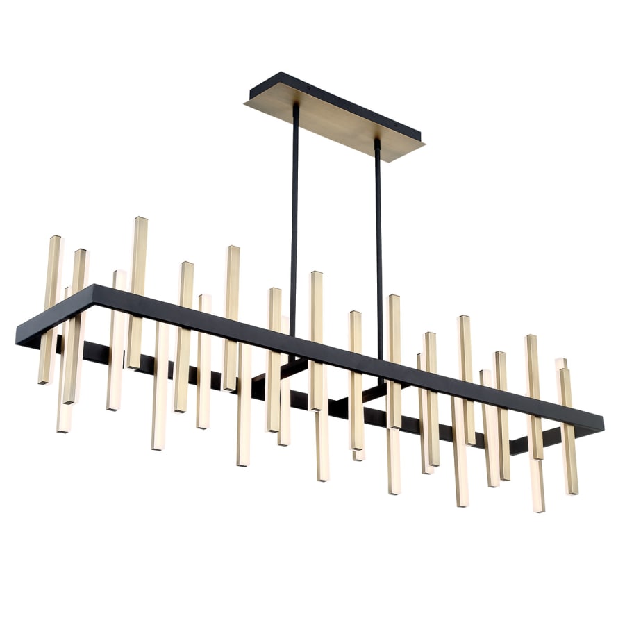 Modern Forms Harmonix 27 Light 56" Wide LED Abstract Linear Chandelier