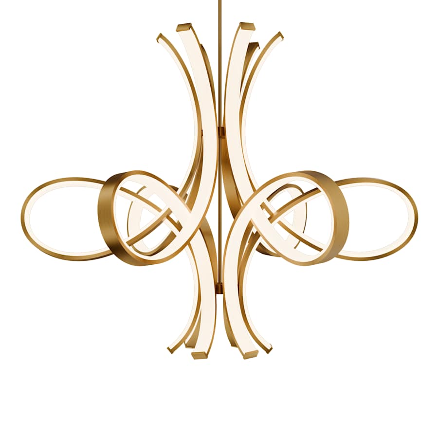 Modern Forms Fleur De Lis 56" Wide LED Abstract Chandelier