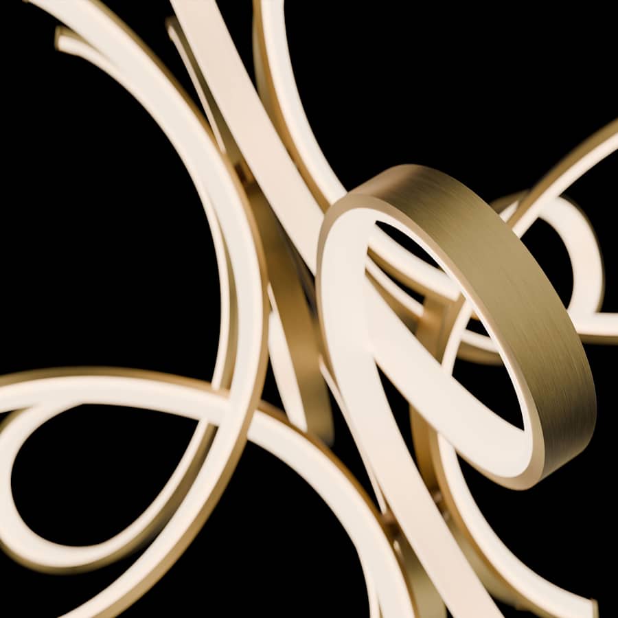 Modern Forms Fleur De Lis 56" Wide LED Abstract Chandelier