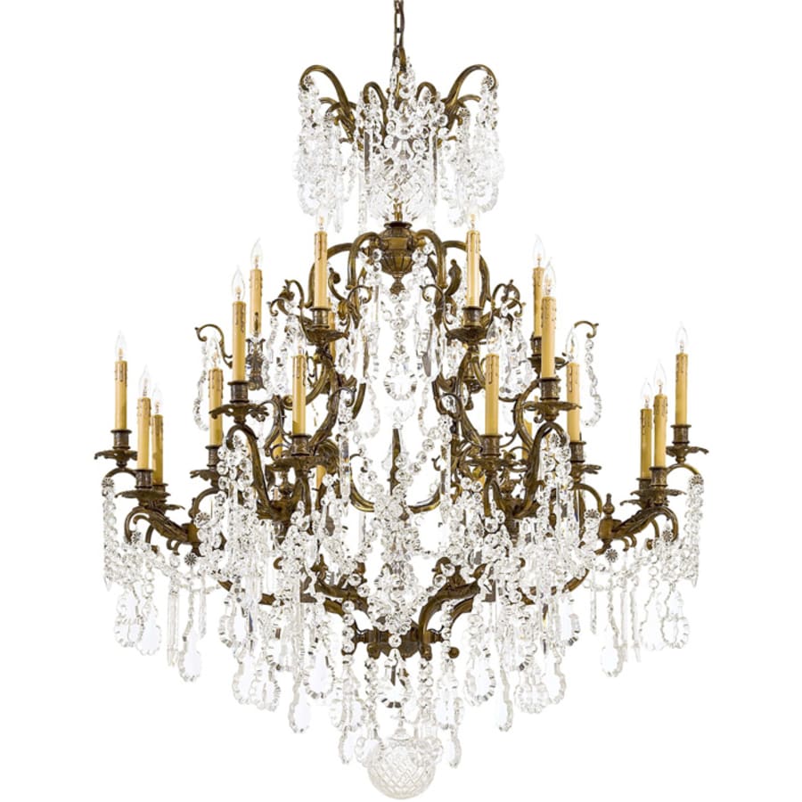 Metropolitan 24 Light 3 Tier Candle Style Crystal Chandelier from the Vintage / Crystal Collection