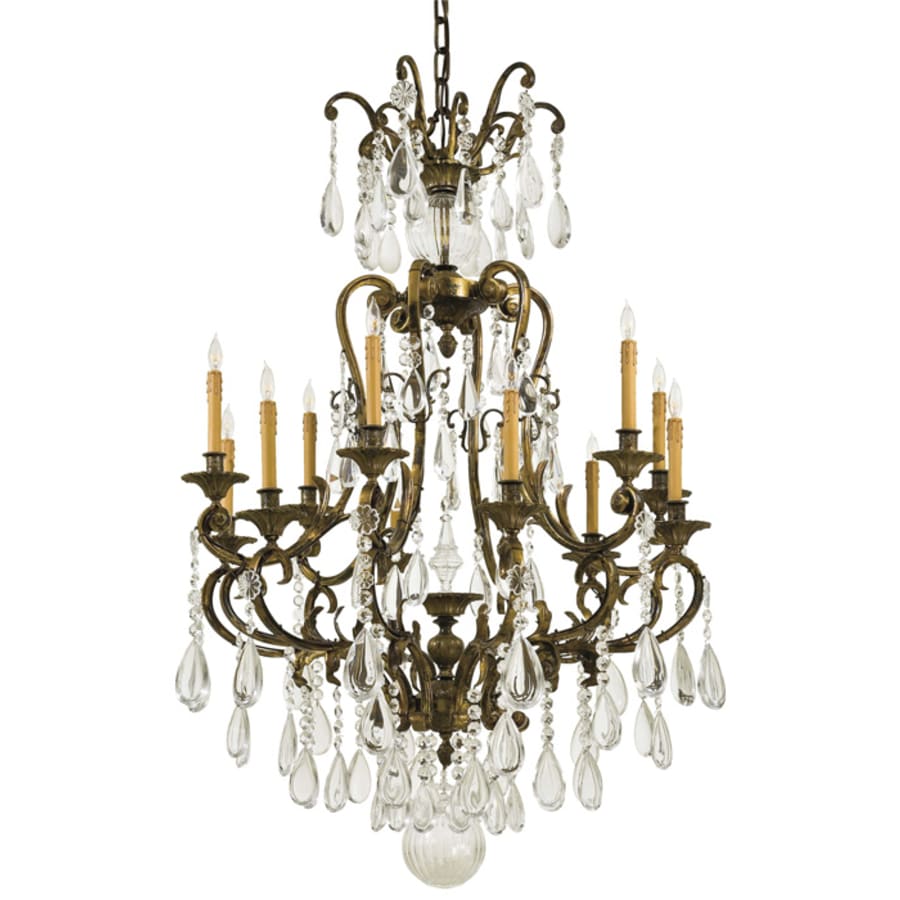 Metropolitan 12 Light 38.25" Width 1 Tier Candle Style Crystal Chandelier from the Vintage / Crystal Collection