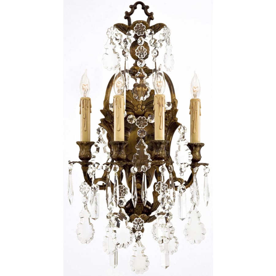 Metropolitan 4 Light Candle-Style Wall Sconce from the Vintage / Crystal Collection