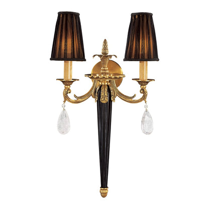 Metropolitan 2 Light 13.5" Width Candle-Style Double Wall Sconce from the Metropolitan Collection