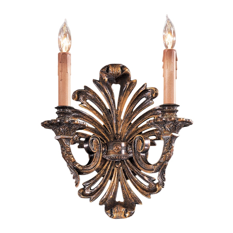 Metropolitan 2 Light 11.25" Width Candle-Style Double Wall Sconce from the Metropolitan Collection