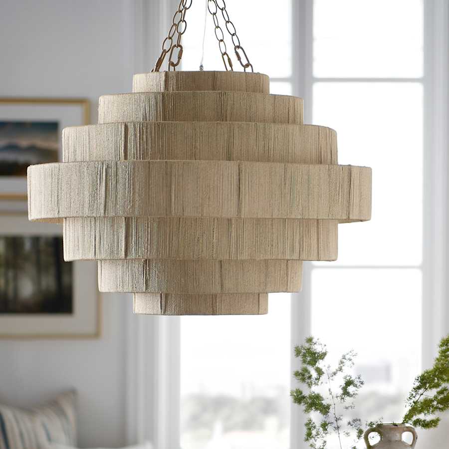 Palecek Everly 4 Light 30" Wide Pendant