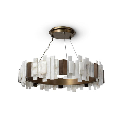 Palecek Montrose 38" Wide Ring Chandelier