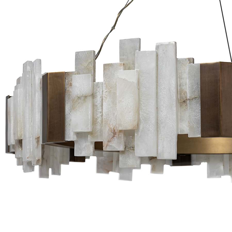 Palecek Montrose 38" Wide Ring Chandelier