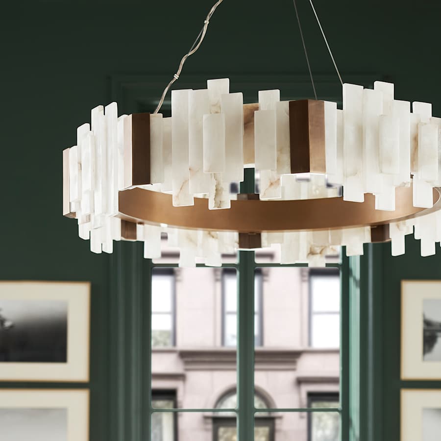 Palecek Montrose 38" Wide Ring Chandelier
