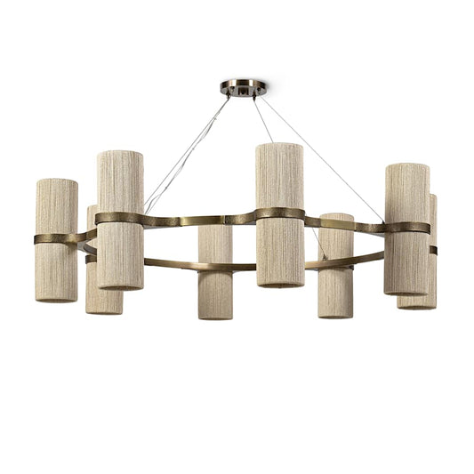 Palecek Sinclair 16 Light 51" Wide Ring Chandelier