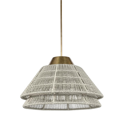 Palecek Pescadero 2 Light 32" Wide Outdoor Pendant