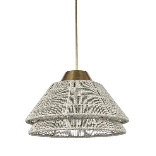 Palecek Pescadero 2 Light 32" Wide Outdoor Pendant