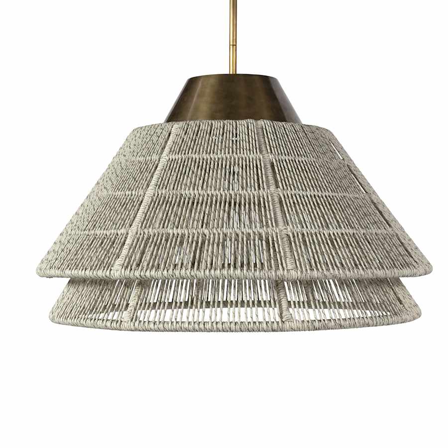 Palecek Pescadero 2 Light 32" Wide Outdoor Pendant