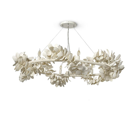 Palecek Roma 6 Light 57" Wide Ring Chandelier