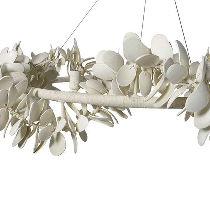 Palecek Roma 6 Light 57" Wide Ring Chandelier