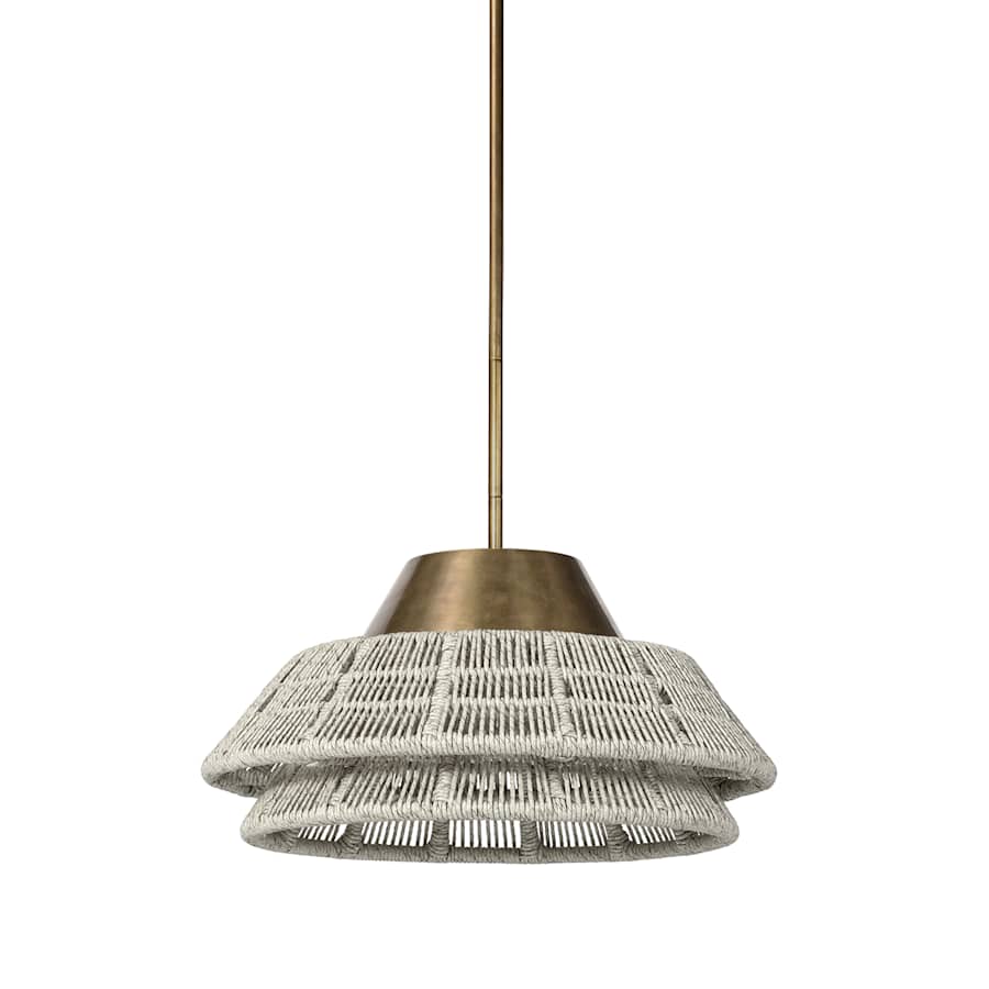 Palecek Pescadero 2 Light 24" Wide Outdoor Pendant