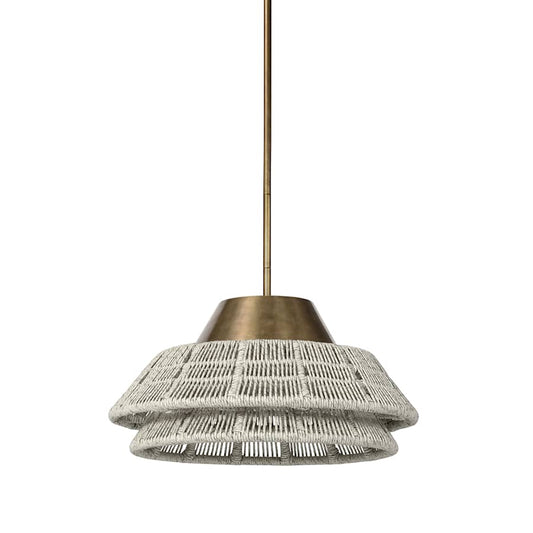 Palecek Pescadero 2 Light 24" Wide Outdoor Pendant