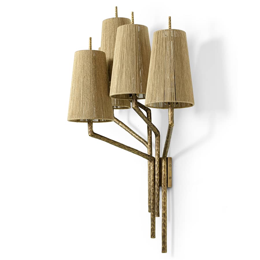 Palecek Renee 5 Light 41" Tall Wall Sconce