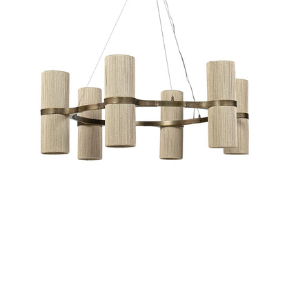 Palecek Sinclair 12 Light 42" Wide Ring Chandelier