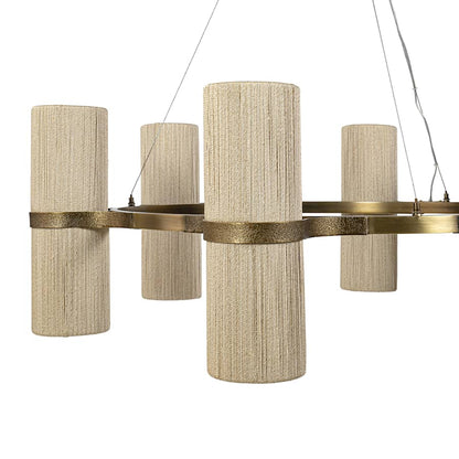 Palecek Sinclair 12 Light 42" Wide Ring Chandelier