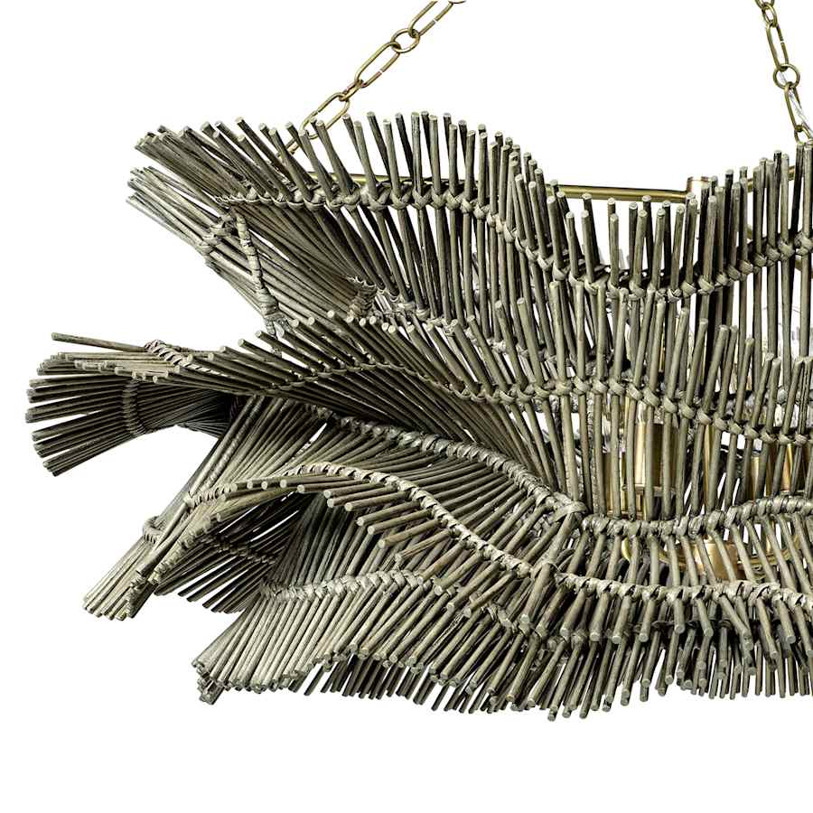 Palecek Miramar 4 Light 47" Wide Chandelier