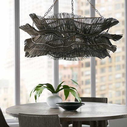 Palecek Miramar 4 Light 47" Wide Chandelier
