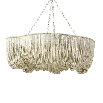 Palecek Lola 6 Light 46" Wide Ring Chandelier