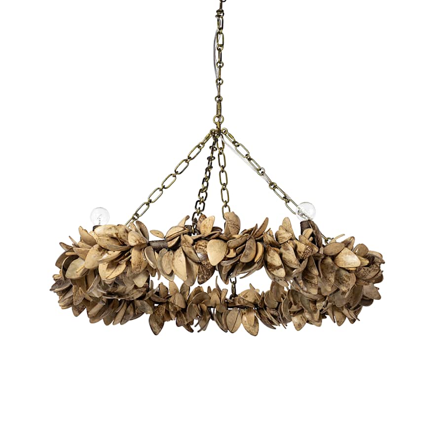 Palecek Siena 4 Light 36" Wide Ring Chandelier
