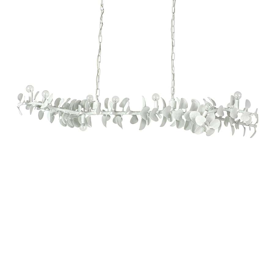 Palecek Eucalyptus 10 Light 61" Wide Linear Chandelier