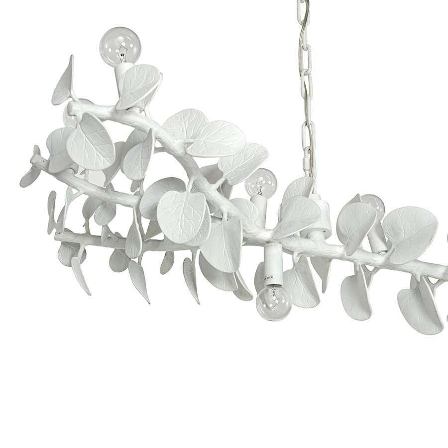 Palecek Eucalyptus 10 Light 61" Wide Linear Chandelier