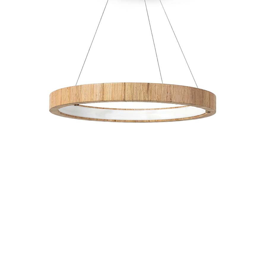 Palecek Gibson 32" Wide Ring Chandelier