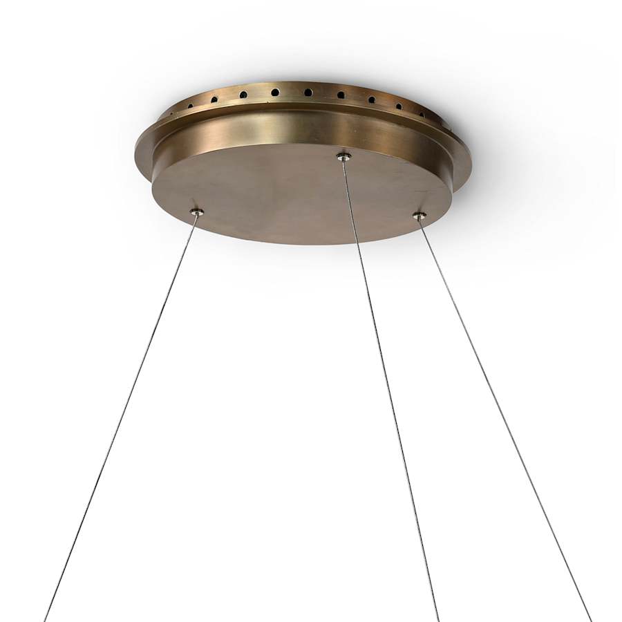 Palecek Gibson 32" Wide Ring Chandelier