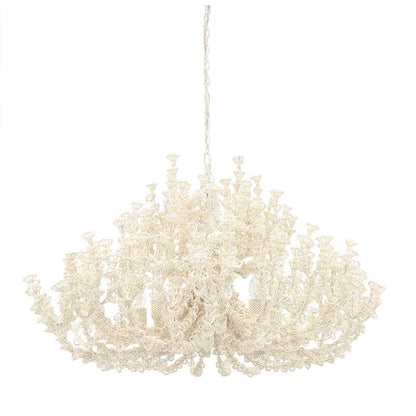 Palecek Seychelles 5 Light 44" Wide Beaded Chandelier