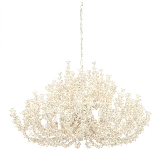 Palecek Seychelles 5 Light 44" Wide Beaded Chandelier