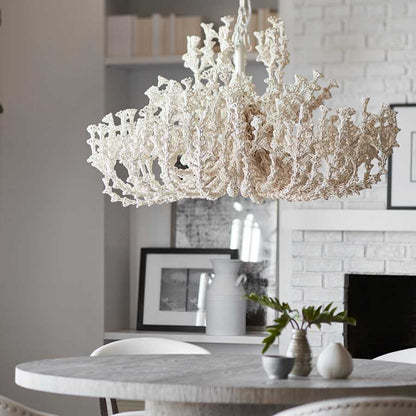 Palecek Seychelles 5 Light 44" Wide Beaded Chandelier