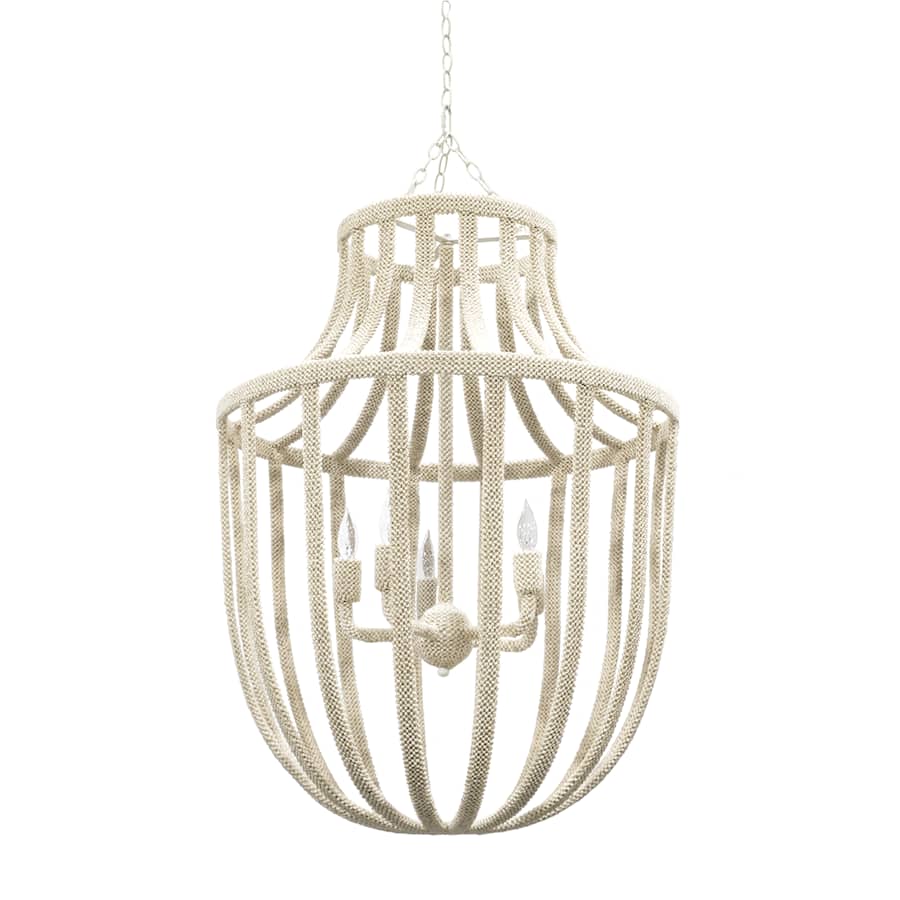 Palecek Paloma 5 Light 28" Wide Beaded Empire Chandelier