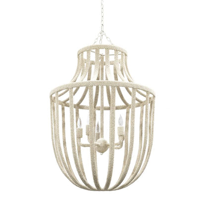 Palecek Paloma 5 Light 28" Wide Beaded Empire Chandelier