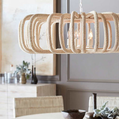 Palecek Corey 5 Light 40" Wide Pendant