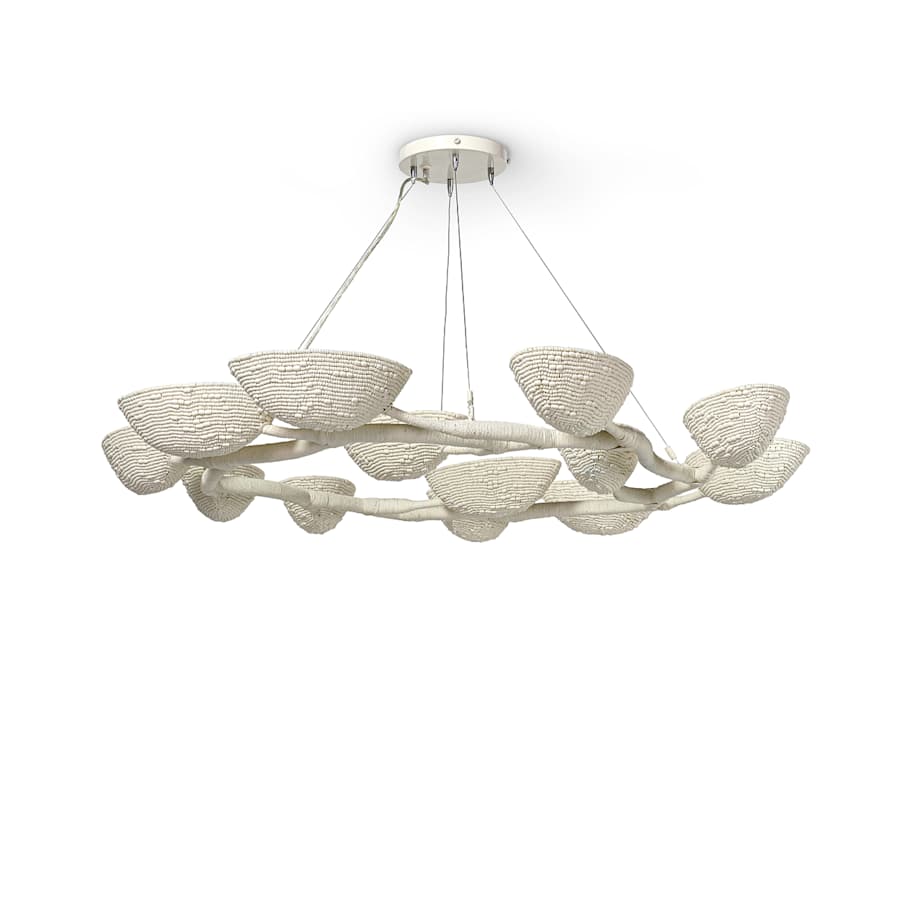 Palecek Delilah 13 Light 51" Wide Chandelier