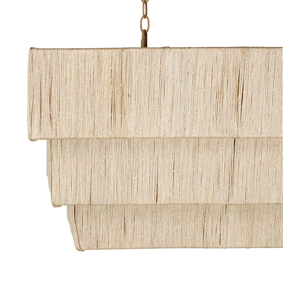 Palecek Everly 3 Light 48" Wide Linear Chandelier