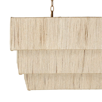 Palecek Everly 3 Light 48" Wide Linear Chandelier